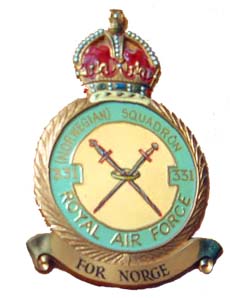 The Badge of 331 (Norwegian) Squadron, Royal Air Force